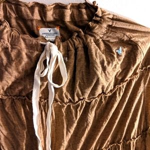 American eagle Long skirt tan color -XL-